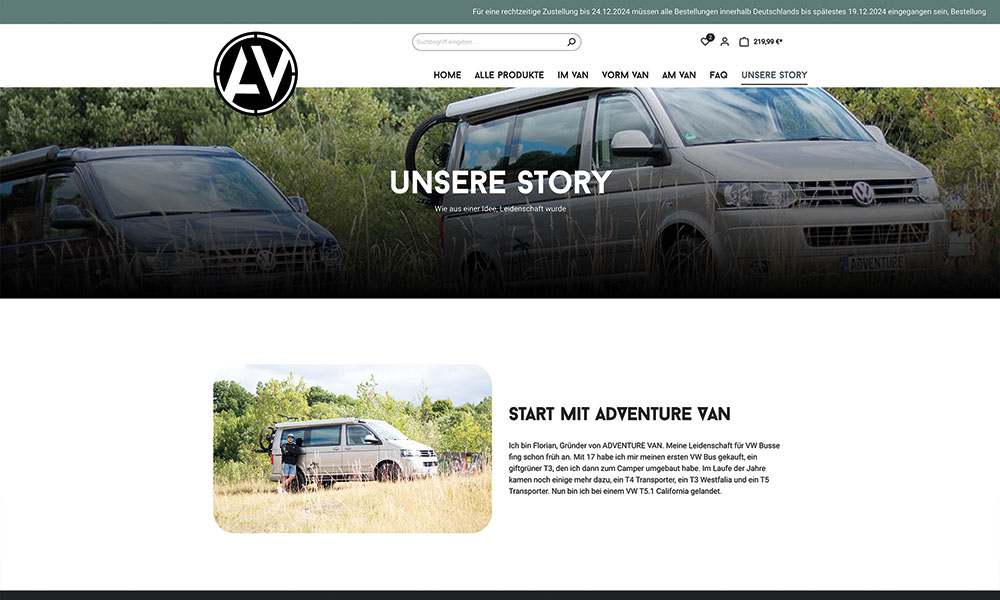 Die Gründerstory von Adventure Van.