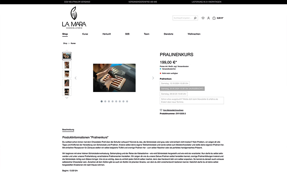 Der Pralinenkurs von La Mara.