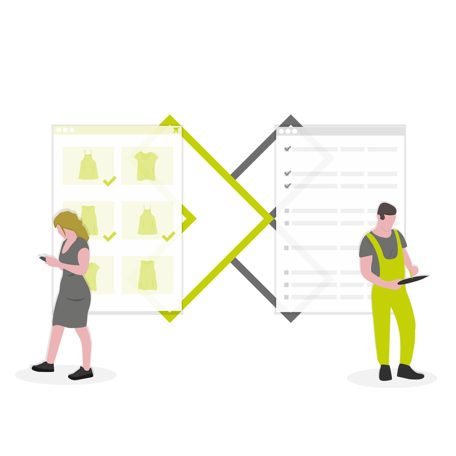 Eine Illustration zur Middleware mpXconnect.
