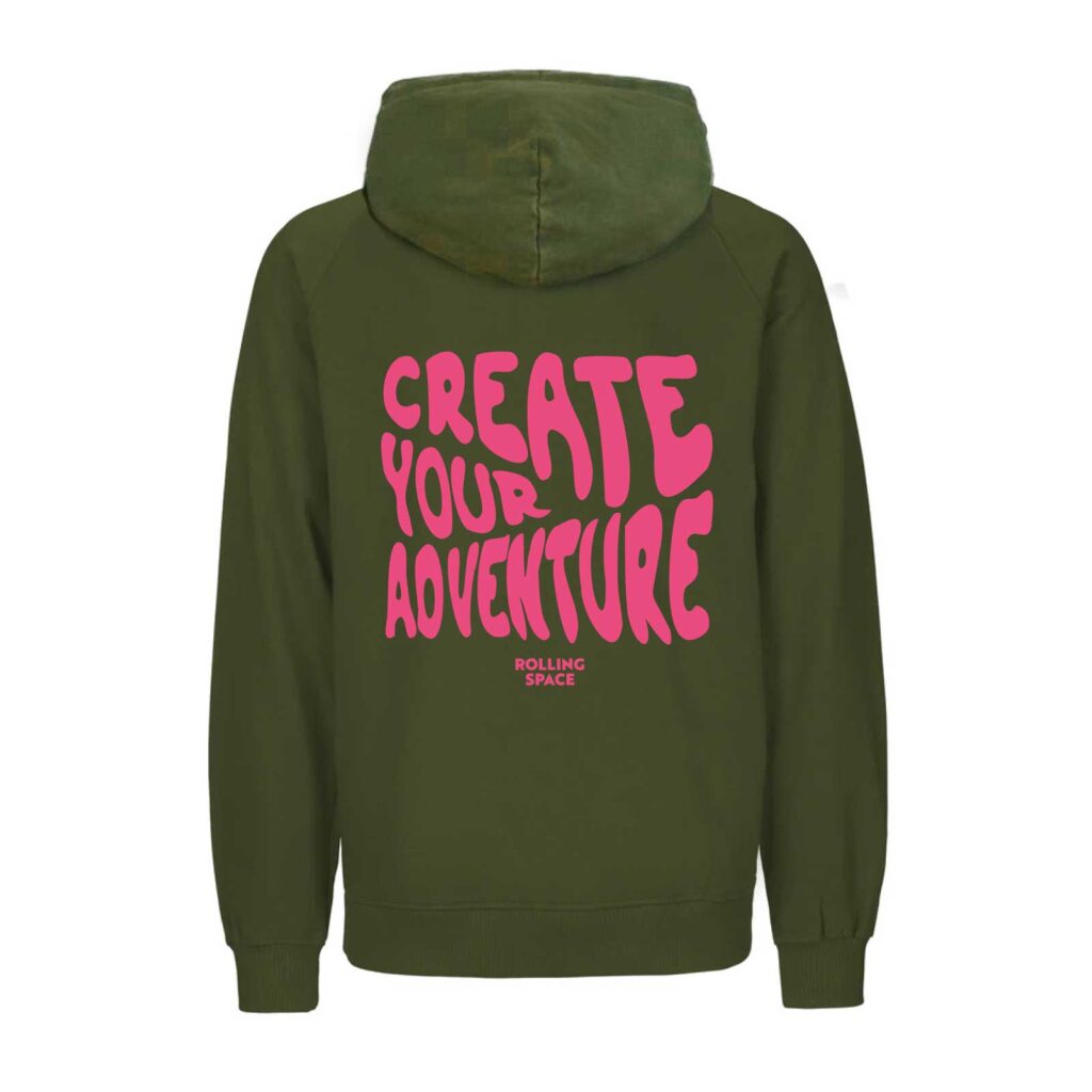 Bedruckter Rolling Space Pullover.