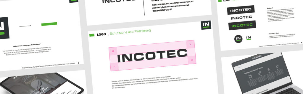 Eine Bildcollage verschiedener Motive von Incotec.