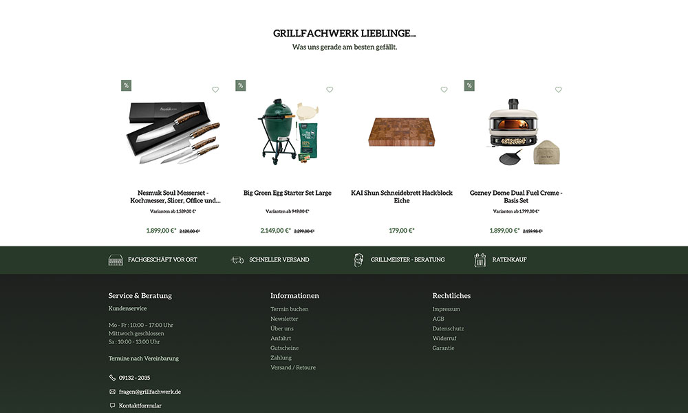 Die Bestseller von Grillfachwerk.