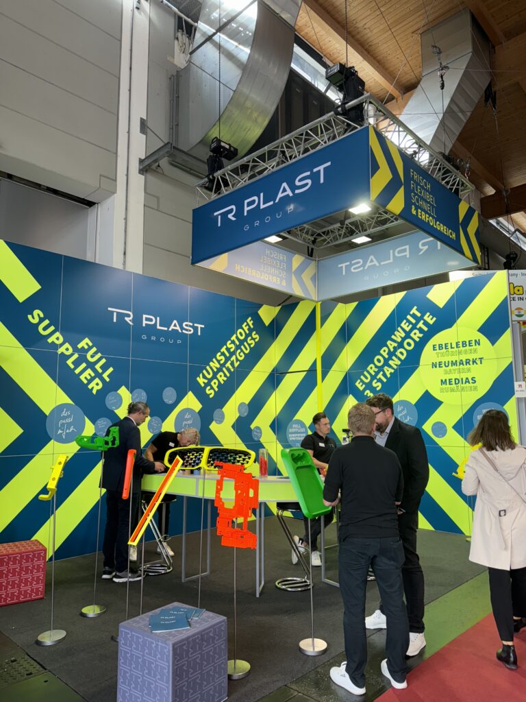 Der Messestand von TR PLAST.