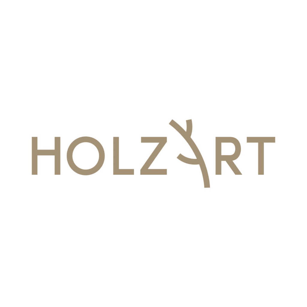 Eine Logoanimation des Holzart Logos.