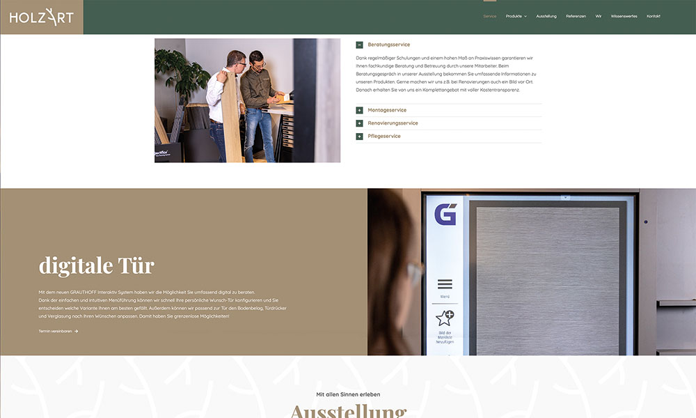 Verschiedene Informationen von Holzart.