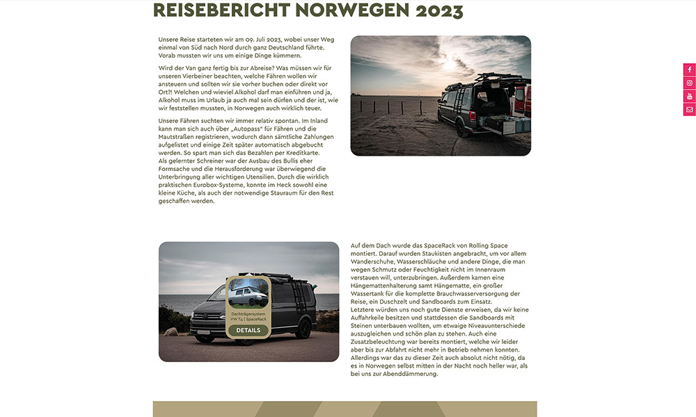 Ein Blogbeitrag on Rolling Space.