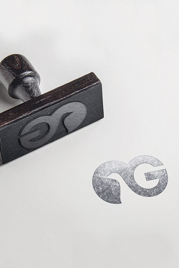 Ein Stempel mit dem Logo des Oberen Ganskellers.