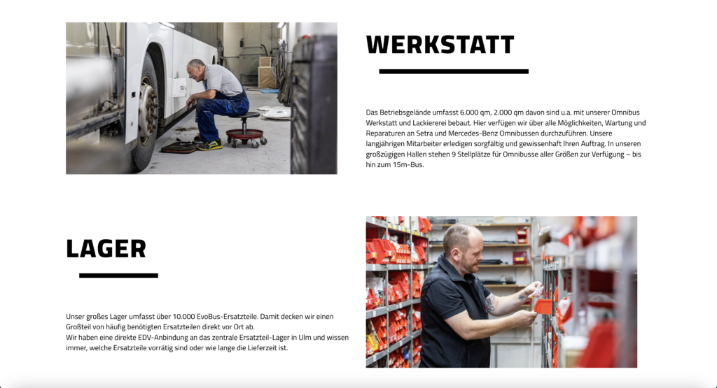 Werkstatt und Lager von Herrmann.