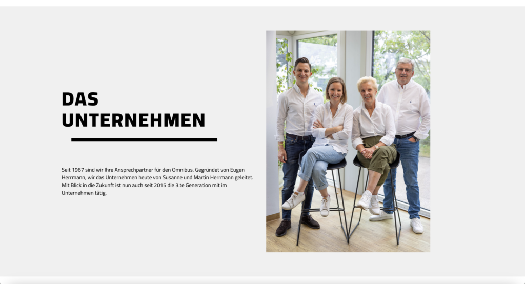 Das Unternehmen von Herrmann.